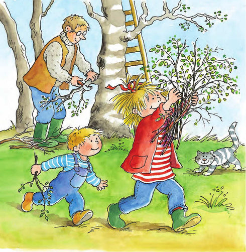 Coni e coniglio di Pasqua